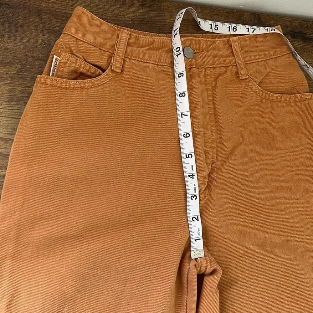 Vintage 90’s BONGO Light Brown High Rise Cotton Mom-Jeans - Picture 7 of 12